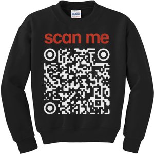 Funny Qr President Trump Dance Code Trump 4547 Kids Sweatshirt