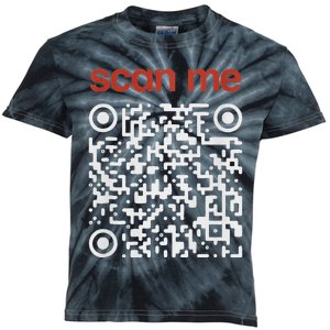 Funny Qr President Trump Dance Code Trump 4547 Kids Tie-Dye T-Shirt