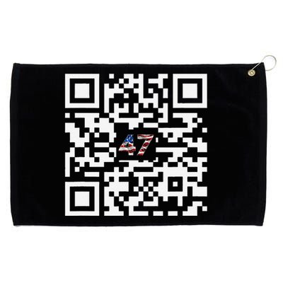 Funny Qr President Trump Dancing Scan And Dance Grommeted Golf Towel