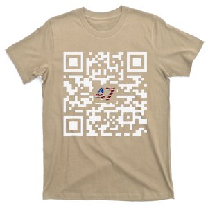 Funny Qr President Trump Dancing Scan And Dance T-Shirt