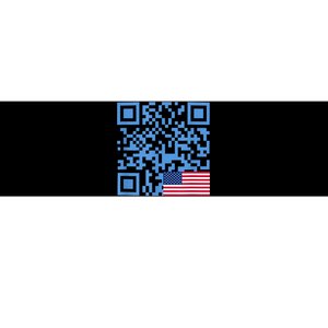 Funny Qr President Trump Dance Code Usa Flag Bumper Sticker