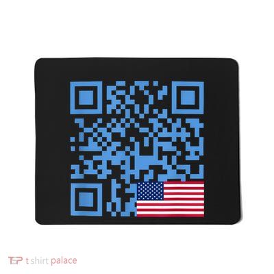 Funny Qr President Trump Dance Code Usa Flag Mousepad