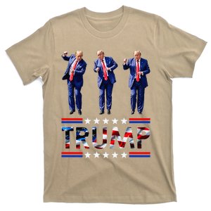 Funny Qr President Trump Dancing Scan And Dance T-Shirt