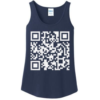 Funny Qr President Trump Dance Code Ladies Essential Tank