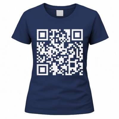 Funny Qr President Trump Dance Code Women's T-Shirt