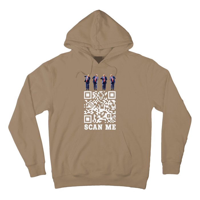 Funny Qr President Trump 4547 Trump Dancing Code Hoodie