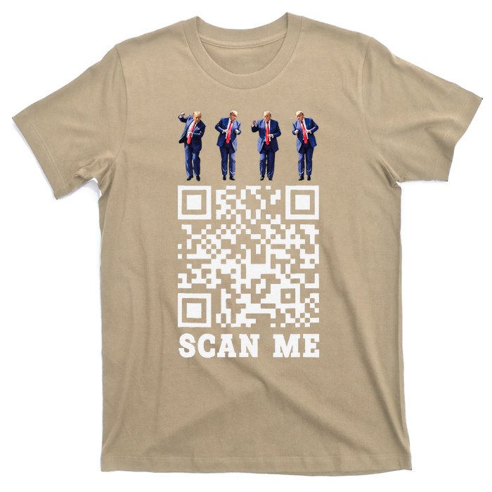 Funny Qr President Trump 4547 Trump Dancing Code T-Shirt