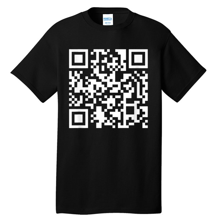 Funny Qr President Trump Dance Code Tall T-Shirt