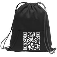 Funny Qr President Trump Dance Code Sweatshirt Cinch Pack Bag