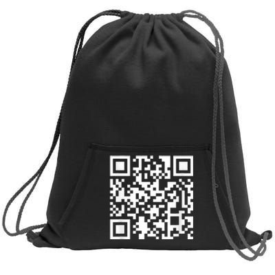 Funny Qr President Trump Dance Code Sweatshirt Cinch Pack Bag