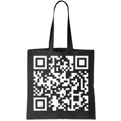 Funny Qr President Trump Dance Code Tote Bag