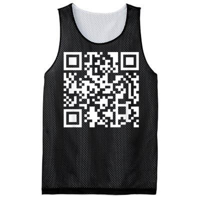 Funny Qr President Trump Dance Code Mesh Reversible Basketball Jersey Tank