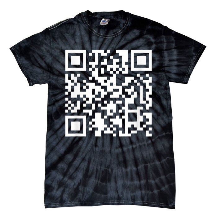 Funny Qr President Trump Dance Code Tie-Dye T-Shirt