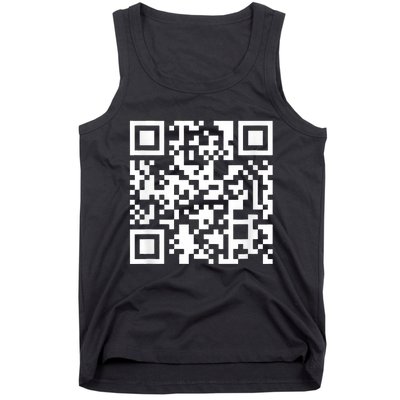 Funny Qr President Trump Dance Code Tank Top