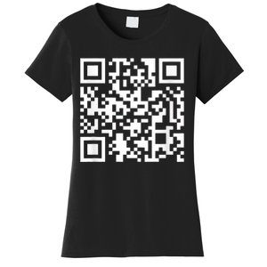 Funny Qr President Trump Dance Code Women's T-Shirt