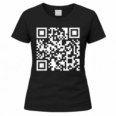 Funny Qr President Trump Dance Code Women's T-Shirt