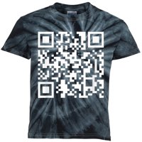 Funny Qr President Trump Dance Code Kids Tie-Dye T-Shirt