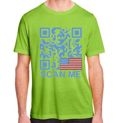 Funny Qr President Trump Dance Code 4547 Maga Trump 2024 Adult ChromaSoft Performance T-Shirt