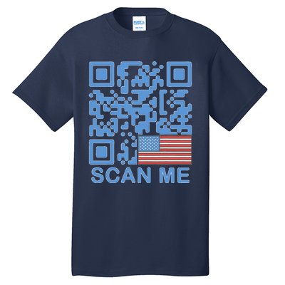 Funny Qr President Trump Dance Code 4547 Maga Trump 2024 Tall T-Shirt