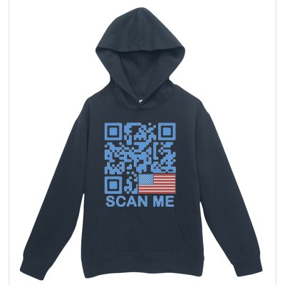 Funny Qr President Trump Dance Code 4547 Maga Trump 2024 Urban Pullover Hoodie