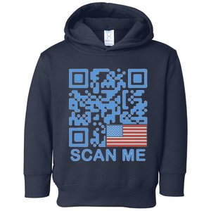 Funny Qr President Trump Dance Code 4547 Maga Trump 2024 Toddler Hoodie