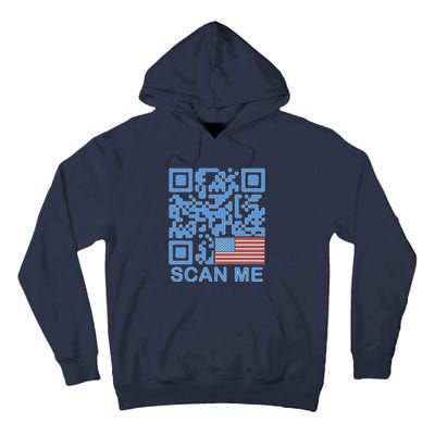 Funny Qr President Trump Dance Code 4547 Maga Trump 2024 Tall Hoodie