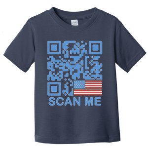 Funny Qr President Trump Dance Code 4547 Maga Trump 2024 Toddler T-Shirt