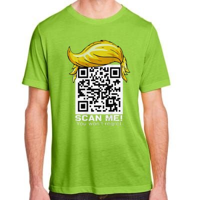 Funny Qr President Trump 4547trump Dancing Code Adult ChromaSoft Performance T-Shirt