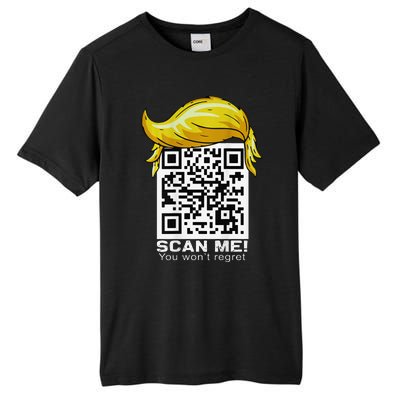 Funny Qr President Trump 4547trump Dancing Code Tall Fusion ChromaSoft Performance T-Shirt