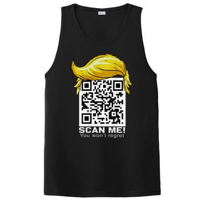 Funny Qr President Trump 4547trump Dancing Code PosiCharge Competitor Tank