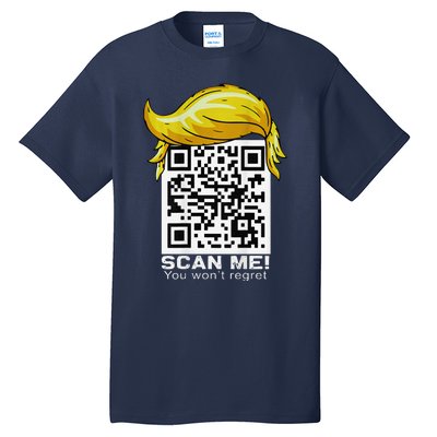 Funny Qr President Trump 4547trump Dancing Code Tall T-Shirt