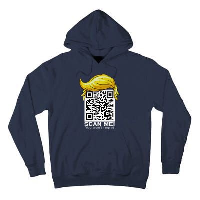 Funny Qr President Trump 4547trump Dancing Code Tall Hoodie