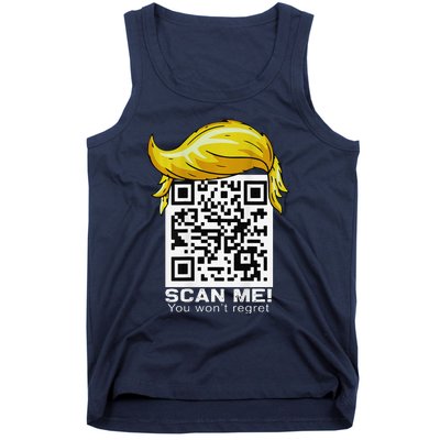 Funny Qr President Trump 4547trump Dancing Code Tank Top