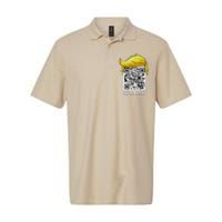 Funny Qr President Trump 4547trump Dancing Code Softstyle Adult Sport Polo