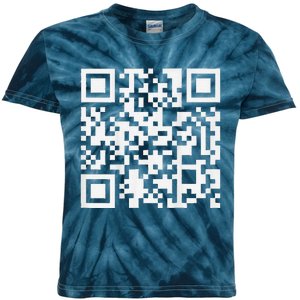 Funny Qr President Trump Dance Code Kids Tie-Dye T-Shirt