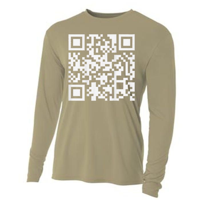 Funny Qr President Trump Dance Code Cooling Performance Long Sleeve Crew