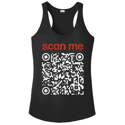 Funny Qr President Trump Dance Code Trump 4547 Ladies PosiCharge Competitor Racerback Tank