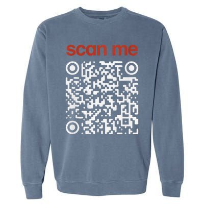 Funny Qr President Trump Dance Code Trump 4547 Garment-Dyed Sweatshirt