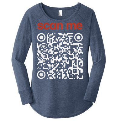 Funny Qr President Trump Dance Code Trump 4547 Women's Perfect Tri Tunic Long Sleeve Shirt