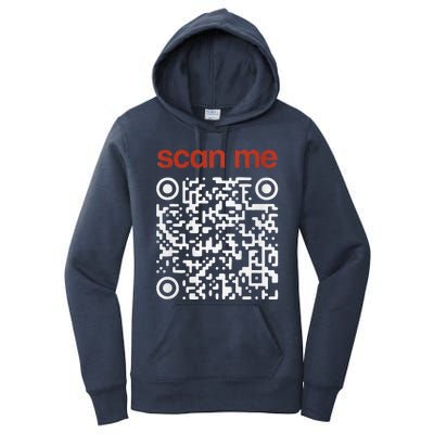 Funny Qr President Trump Dance Code Trump 4547 Women's Pullover Hoodie