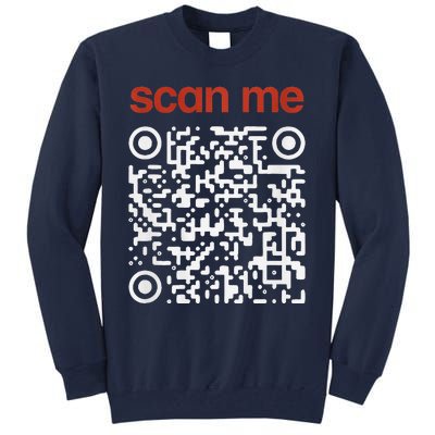 Funny Qr President Trump Dance Code Trump 4547 Tall Sweatshirt