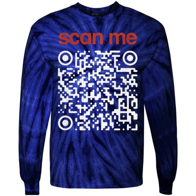 Funny Qr President Trump Dance Code Trump 4547 Tie-Dye Long Sleeve Shirt