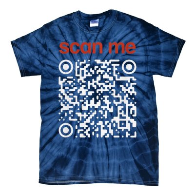 Funny Qr President Trump Dance Code Trump 4547 Tie-Dye T-Shirt