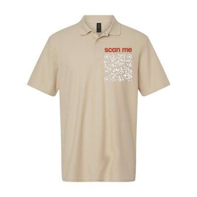 Funny Qr President Trump Dance Code Trump 4547 Softstyle Adult Sport Polo