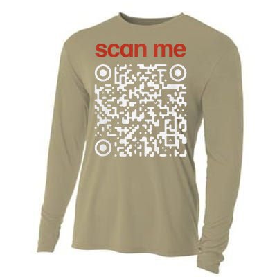 Funny Qr President Trump Dance Code Trump 4547 Cooling Performance Long Sleeve Crew