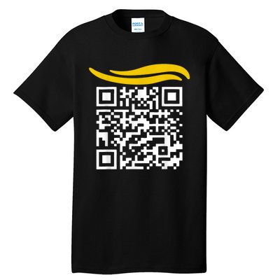 Funny Qr President Trump Dance Code Tall T-Shirt