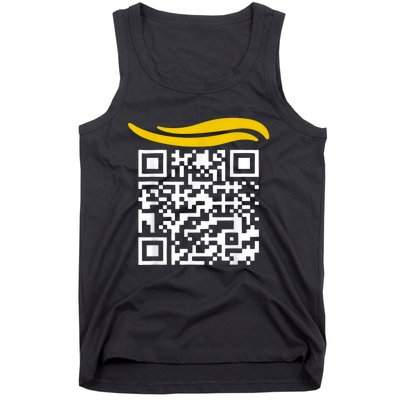 Funny Qr President Trump Dance Code Tank Top