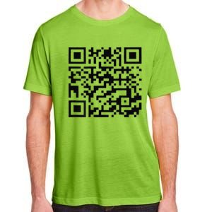 Funny Qr President Donald Trump Dancing Code Adult ChromaSoft Performance T-Shirt