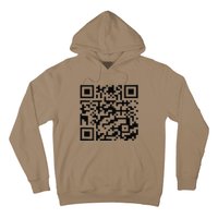 Funny Qr President Donald Trump Dancing Code Hoodie