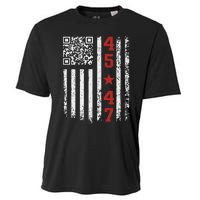 Funny Qr President Trump Dance Code Cooling Performance Crew T-Shirt